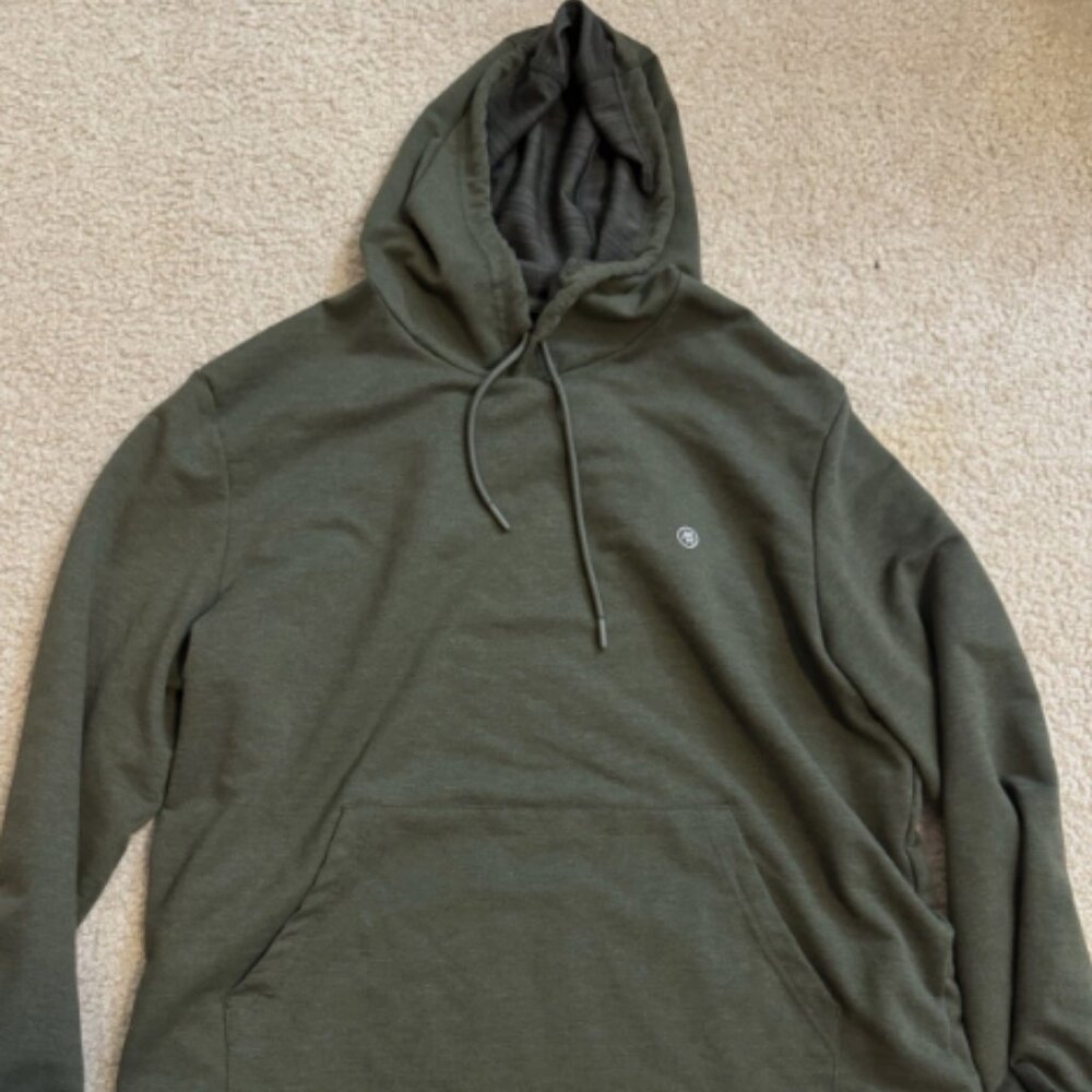 Men’s Cloudveil Green Hooded Sweatshirt - Size XL